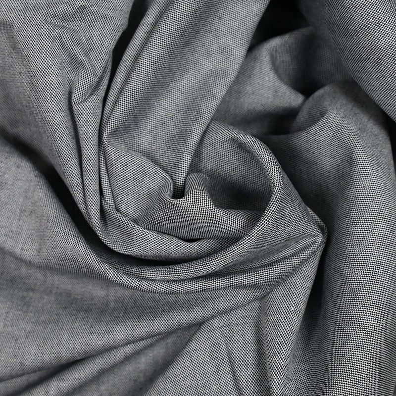 Midnight Blue Cotton Chambray