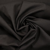 Tissu tailleur laine et élasthanne fines rayures fond acajou