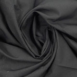 Coton uni fin noir