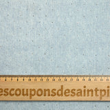 Jean's coton orné de strass fond bleu clair