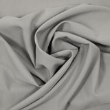 Twill of tin gray polyester