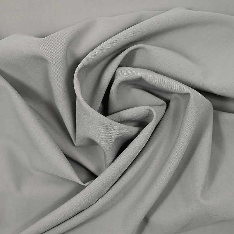 Twill of tin gray polyester