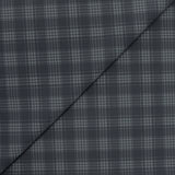 Jersey aspect maillot de bain contrecollé imprimé carreaux gris et noir