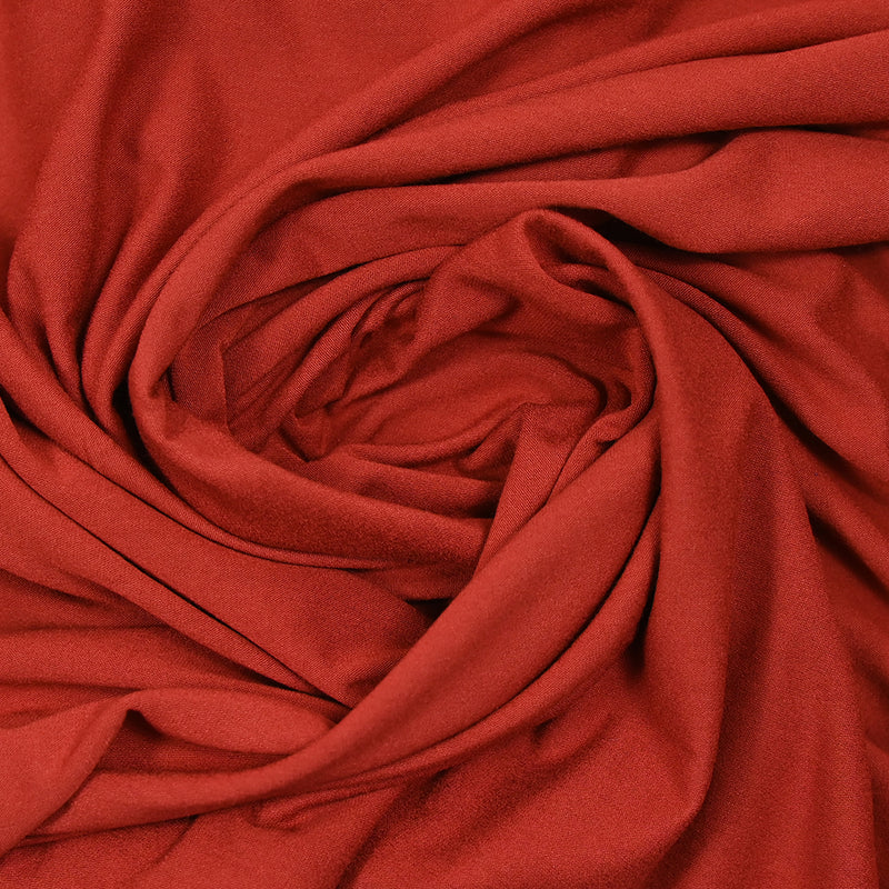 Jersey de viscose fin rouille