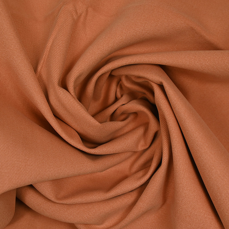 Gabardina de algodón color salmón