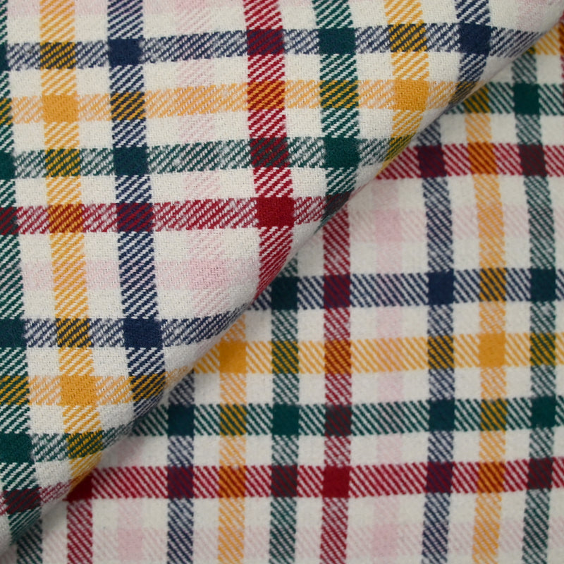 Mixed Multicolored Tartan mixed wool