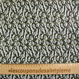 Polyester lace Diana Lurex Doré black background