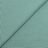 Striped cotton jersey 3 mm green and pale blue