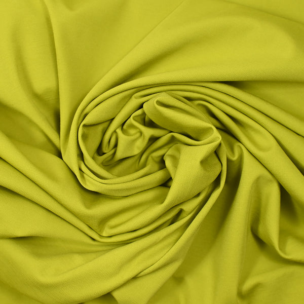 Jersey de polyester vert chartreuse