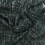 Jersey de poliéster enredado gris, verde y blanco