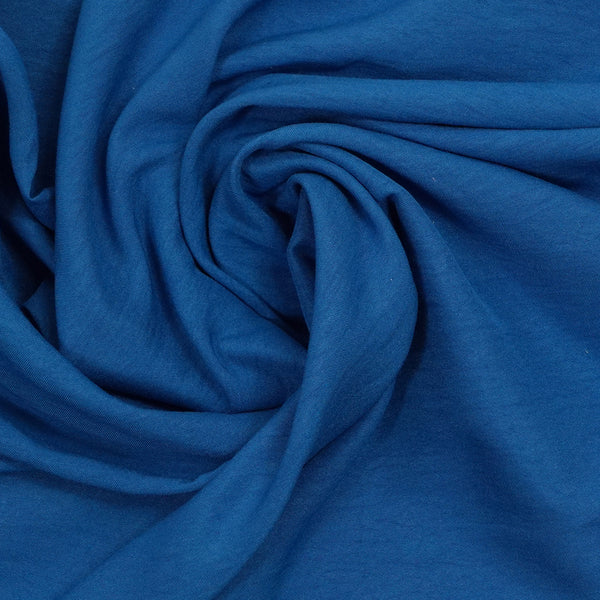 Toile fine Aviva polyester bleu barbeau