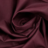 Popeline de coton rouge bordeaux