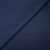 Laine 100% chevrons noir fond bleu