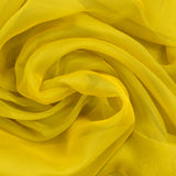Mousseline de soie vieux jaune