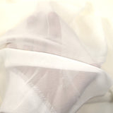 Mousseline de polyester blanc cassé