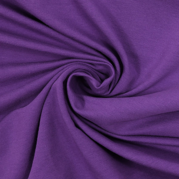 Jersey french terry coton Bio violet