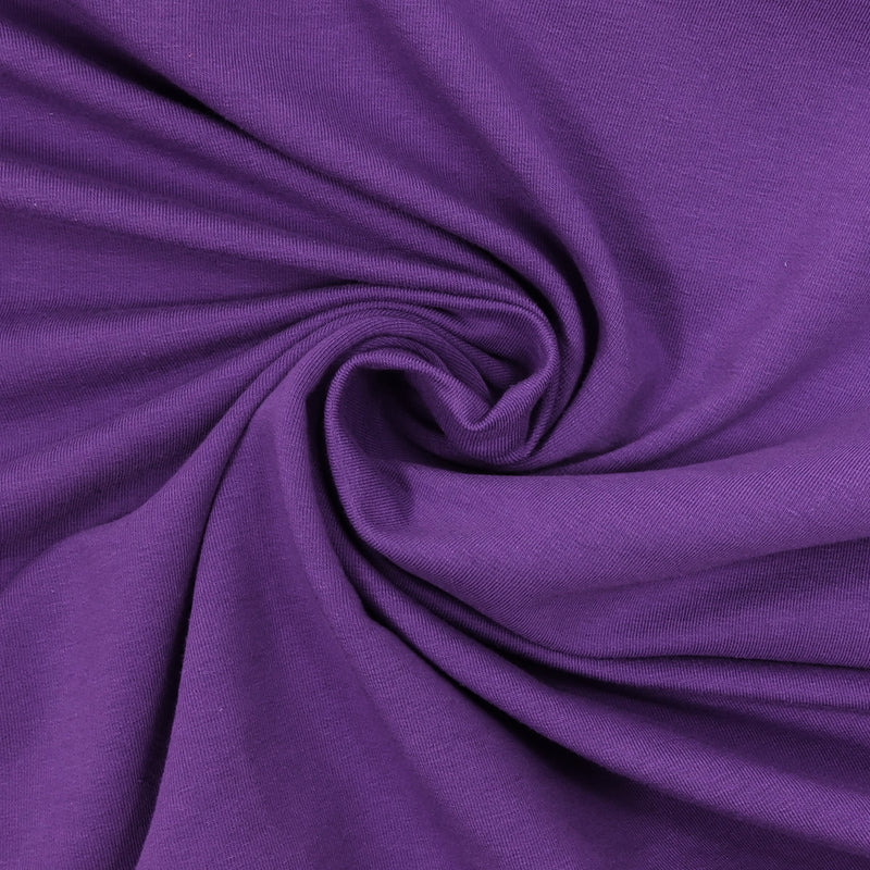 Jersey French Terry Cotton Organic Violet