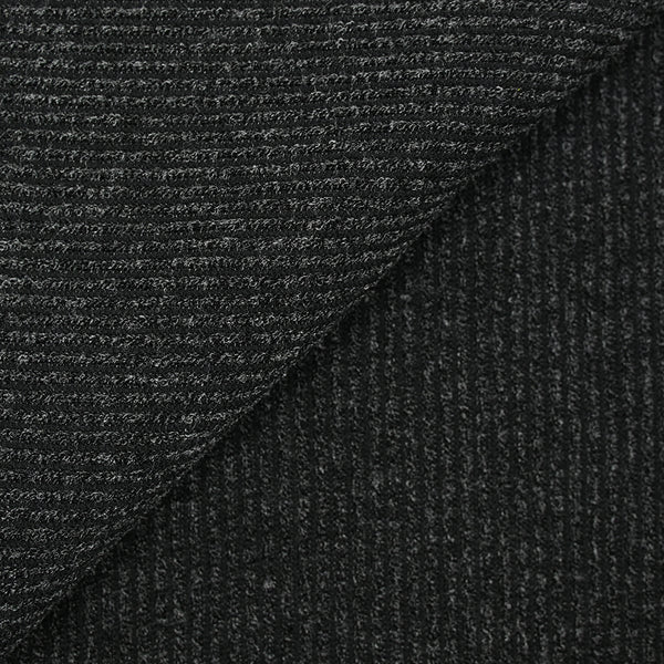 Maille Bianca côtelée noir