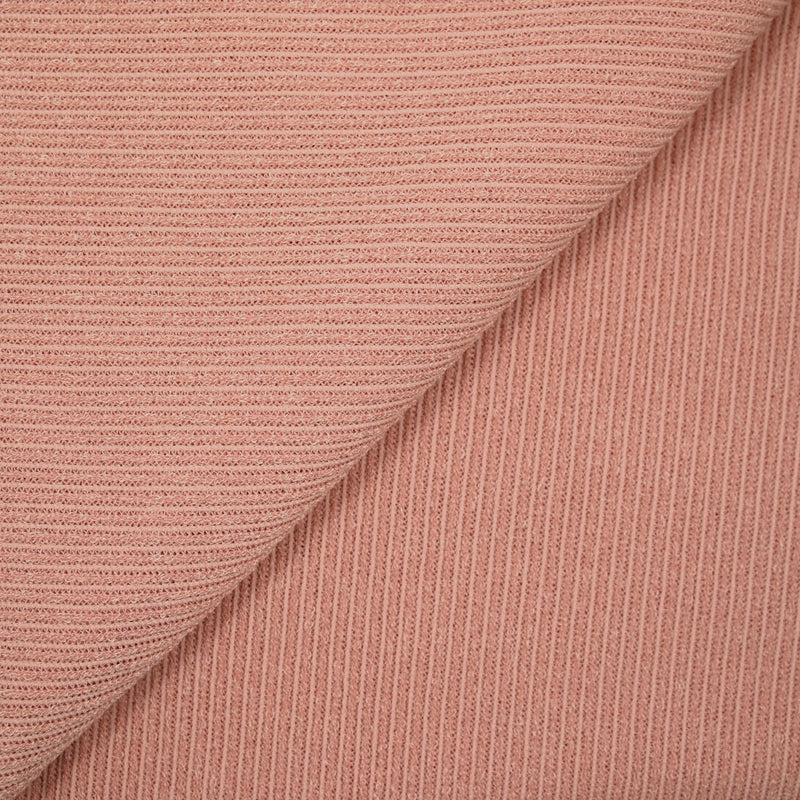 Maille Bianca côtelée rose chair