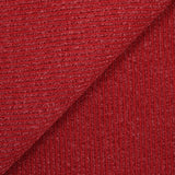 Maille Bianca côtelée rouge