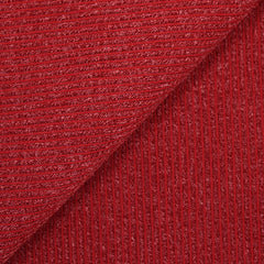 Maille Bianca côtelée rouge