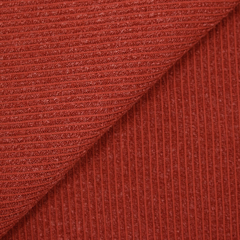 Maille Bianca côtelée tomette