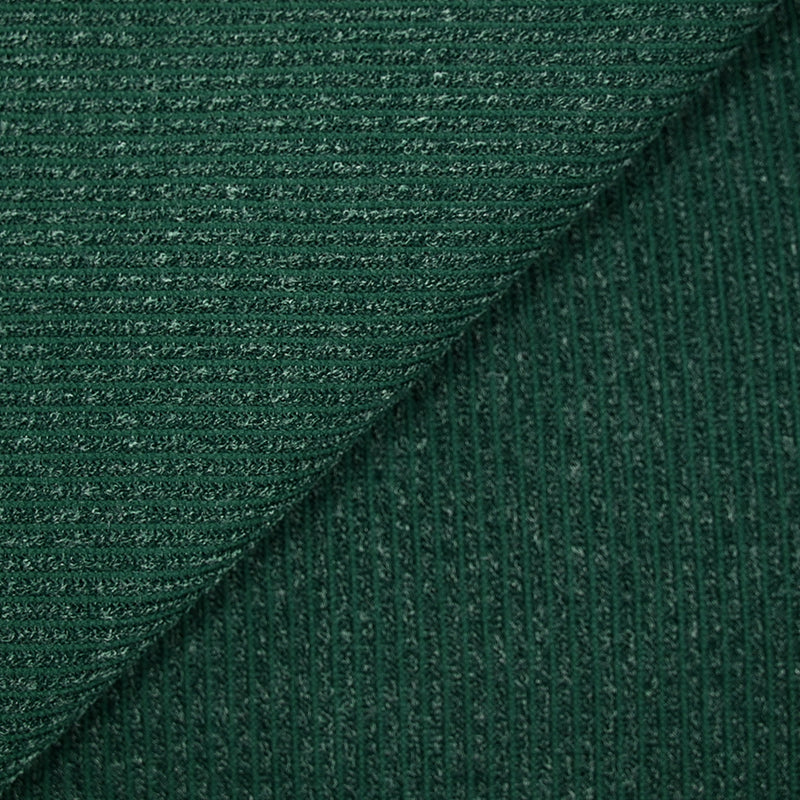 Maille Bianca côtelée vert bouteille