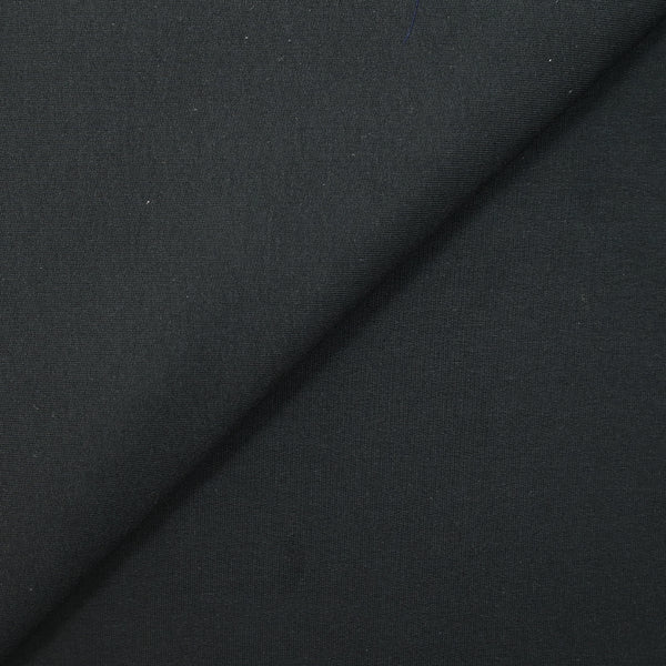 Molleton de coton Bio élasthanne french terry noir
