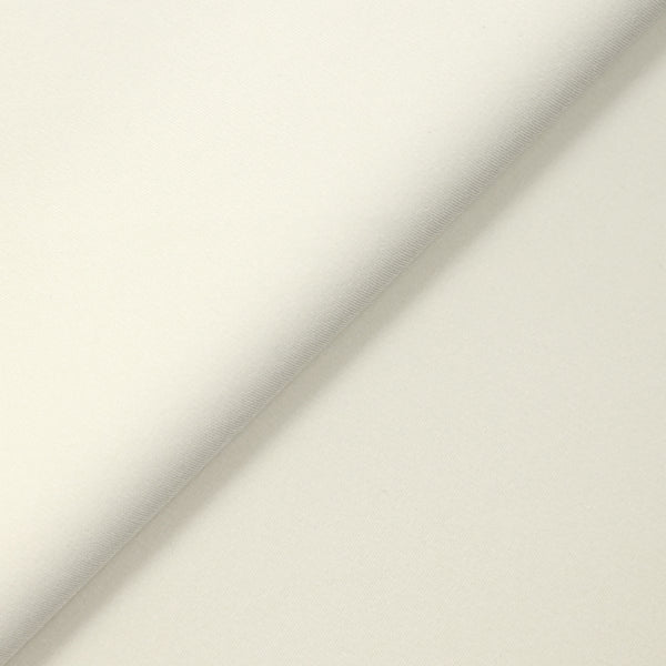 Sergé de polyester blanc cassé