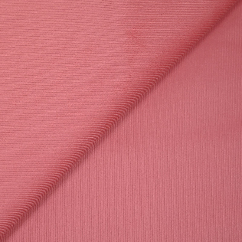 Velours côtelé 100% coton 1 mm rose
