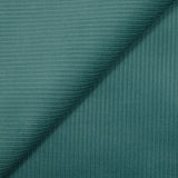 Velours côtelé de coton 1mm bleu sarcelle