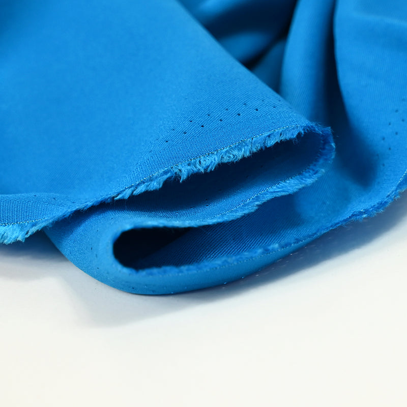 Twill de viscose bleu azur