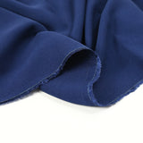 Twill de viscose bleu marine