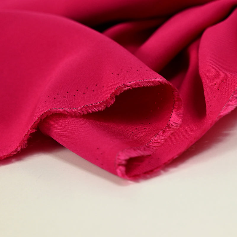 Fuchsia viscose twill