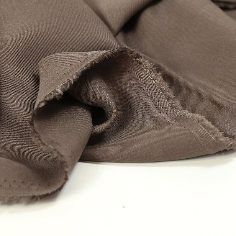 Twill de viscose taupe