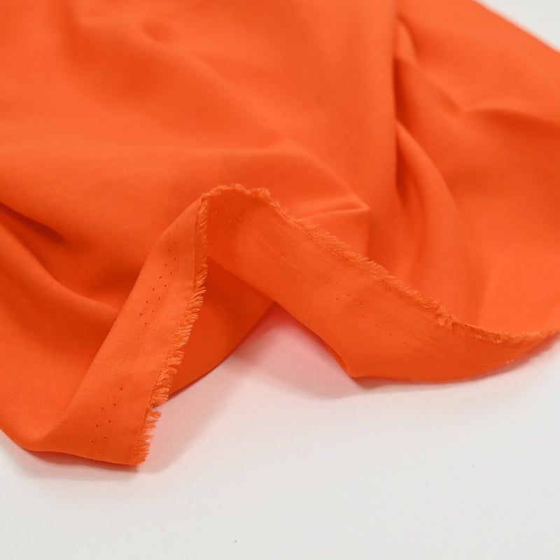 Voile de viscose orange