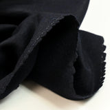 Sergé de laine mélangée bleu foncé