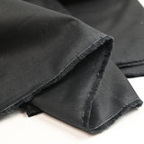 Twill de coton satiné noir