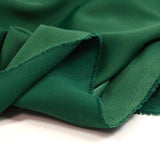 Crêpe satin polyester vert bouteille