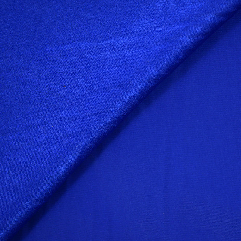 Sartin poliéster liso azul azulado