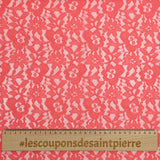 Sandrine Corail polyester lace