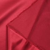 Crêpe satin de polyester rouge cerise