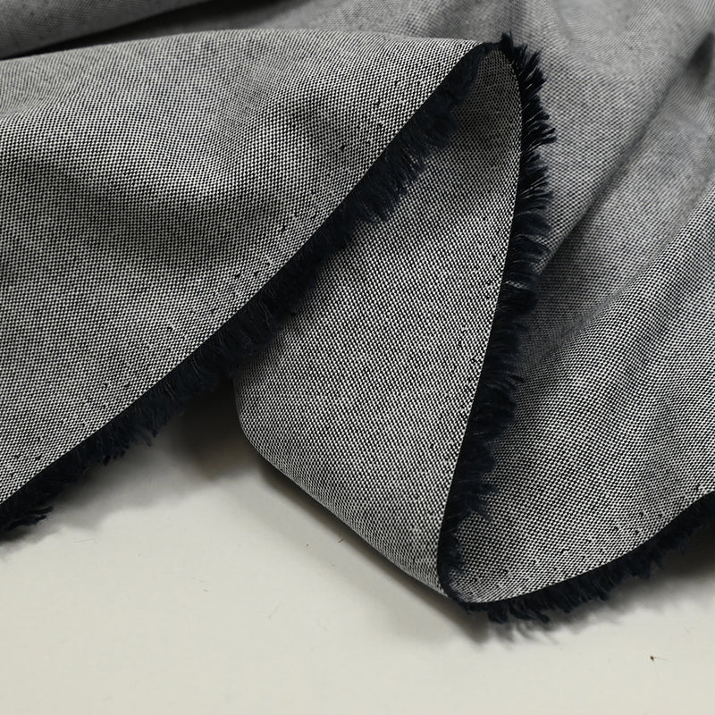 Midnight Blue Cotton Chambray