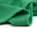 Polyester Crêpe Elastane Fumiko Synthetic green