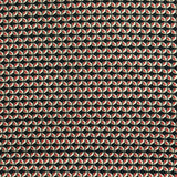 Satin de polyester sergé Louane rouge fond noir