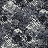Bengaline Polyester Printed Meteors Gray