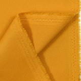 Mustard elastane cotton satin