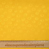 Mousseline Polyester Crinkle Elfy yellow background