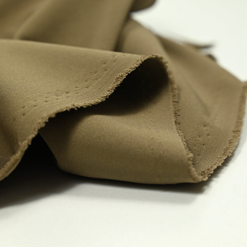 Sergé fin de polyester beige