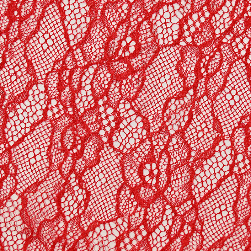 Red Diane polyester lace